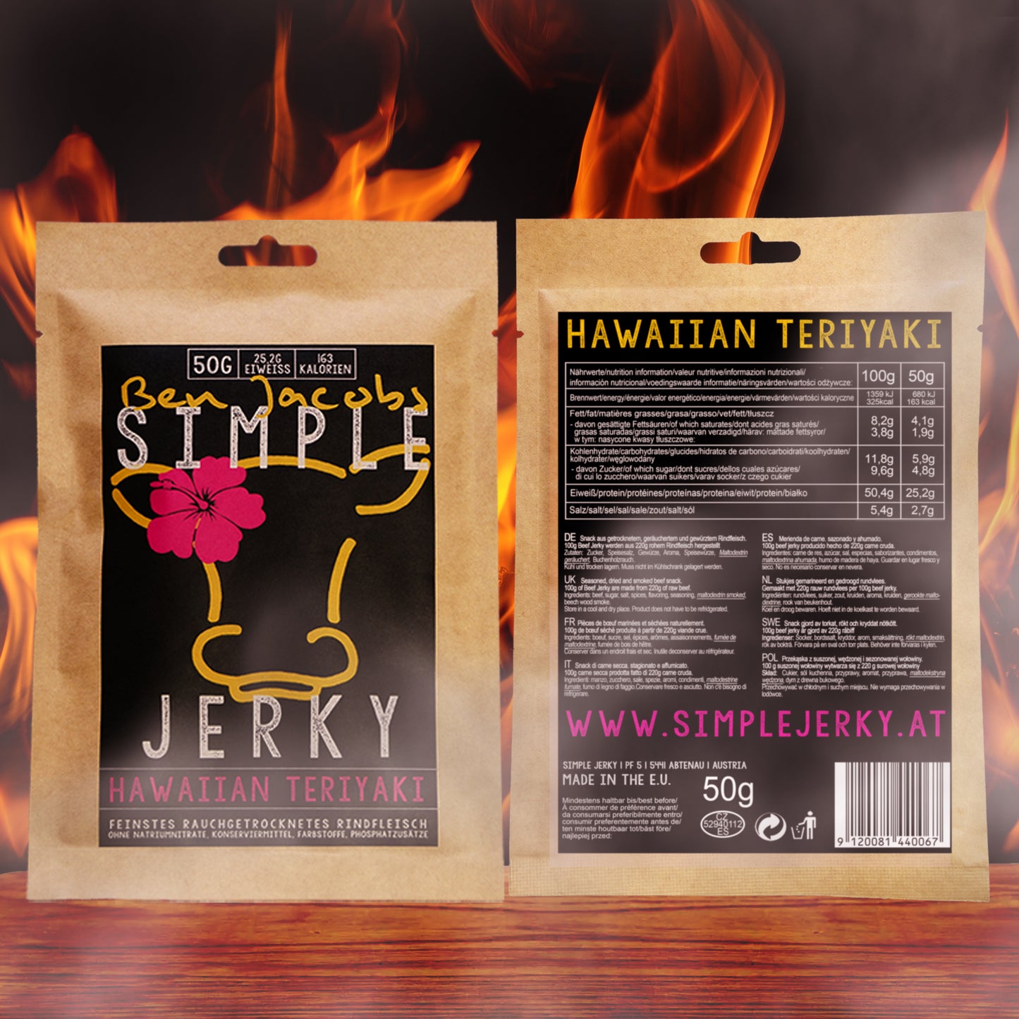 Beef Jerky - Hawaiian Teriyaki
